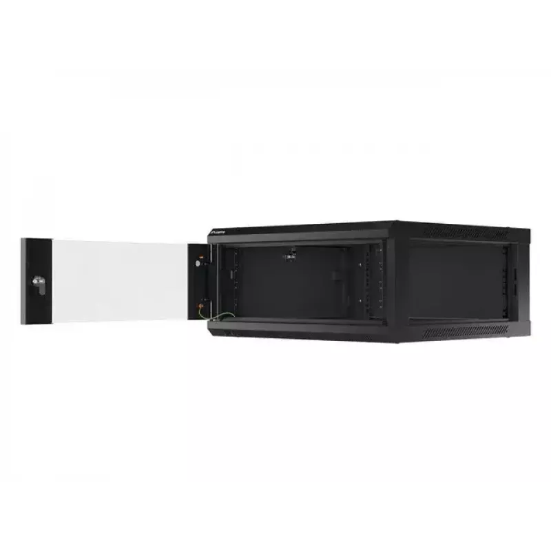 Wandmontierter Schrank Lanberg WF01-6604-10B 4U Schwarz
