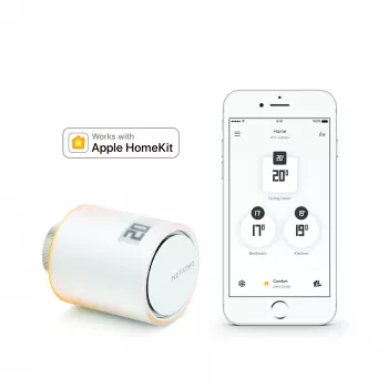 Netatmo NAV-EN Zusätzliches intelligentes Heizkörperventil, Weiß