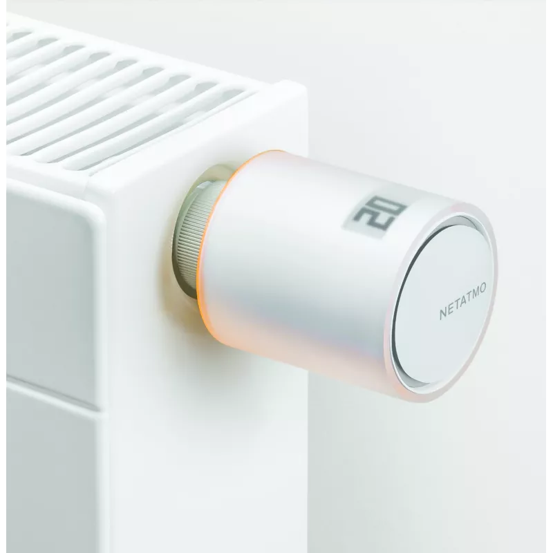 Netatmo NAV-EN Zusätzliches intelligentes Heizkörperventil, Weiß