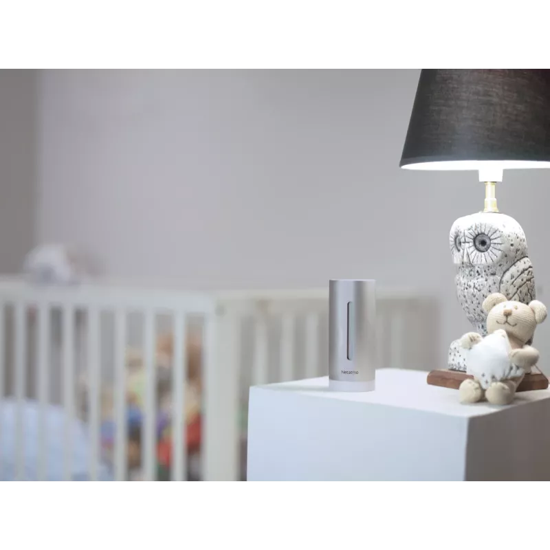Netatmo Zusätzliches Smartes Innenmodul, Kabellos, 0,3°, 3%, Duraluminium, Aluminium, AAA