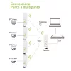 Techly I-WL-CPE880 (108439) Outdoor-CPE / Access Point / Repeater, WLAN 802.11n, 5,8 GHz, 15 dBi, 300 Mbit/s, Point-to-Point- / Point-to-Multipoint-Bridge