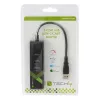 Techly IDATA-USB-ETGIGA-3U2 (105803) USB-3.0-auf-Gigabit-Ethernet-Adapter mit 3-Port-USB-3.0-Hub, USB-A, RJ45, Aluminium