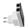 Techly I-WL-REPEATER2 (301078) Steckdosen-WLAN-Mini-Router / Repeater 300N, Wi-Fi 4 (802.11n), 2,4 GHz, 300 Mbit/s