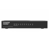 QNAP QSW-1108-8T-R2 Unmanaged Netzwerk-Switch, 8x 2,5GbE RJ45 (10/100/1000/2500 Mbit/s), Desktop, lüfterlos, Schwarz-Grau