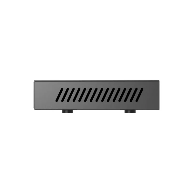 QNAP QSW-1108-8T-R2 Unmanaged Netzwerk-Switch, 8x 2,5GbE RJ45 (10/100/1000/2500 Mbit/s), Desktop, lüfterlos, Schwarz-Grau