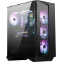 MSI MPG Gungnir 110R Midi-Tower-Gehäuse, schwarz, Seitenteil aus gehärtetem Glas