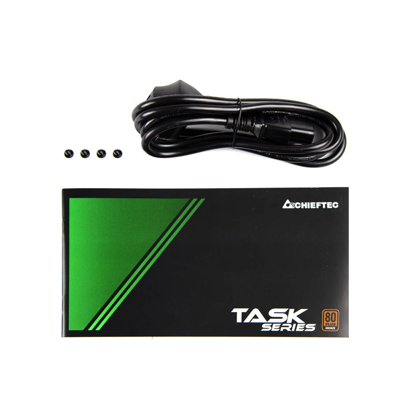 Chieftec Task TPS-500S Netzteil 500 W 24-Pin ATX ATX Schwarz