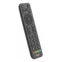 Hama 00221056 Universal-TV-Fernbedienung 2in1, Infrarot, große Tasten, lernfähig, Schwarz