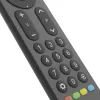 Hama 00221056 Universal-TV-Fernbedienung 2in1, Infrarot, große Tasten, lernfähig, Schwarz
