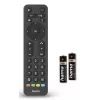 Hama 00221056 Universal-TV-Fernbedienung 2in1, Infrarot, große Tasten, lernfähig, Schwarz