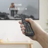 Hama 00221056 Universal-TV-Fernbedienung 2in1, Infrarot, große Tasten, lernfähig, Schwarz