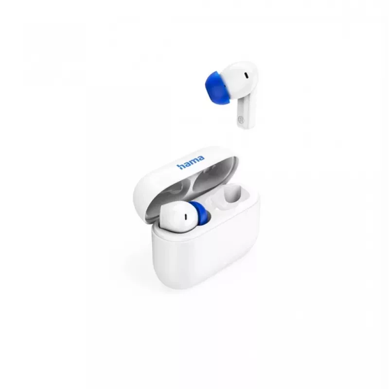 Hama Passion Clear II True Wireless In-Ear-Kopfhörer mit ANC, Weiß (00184179)