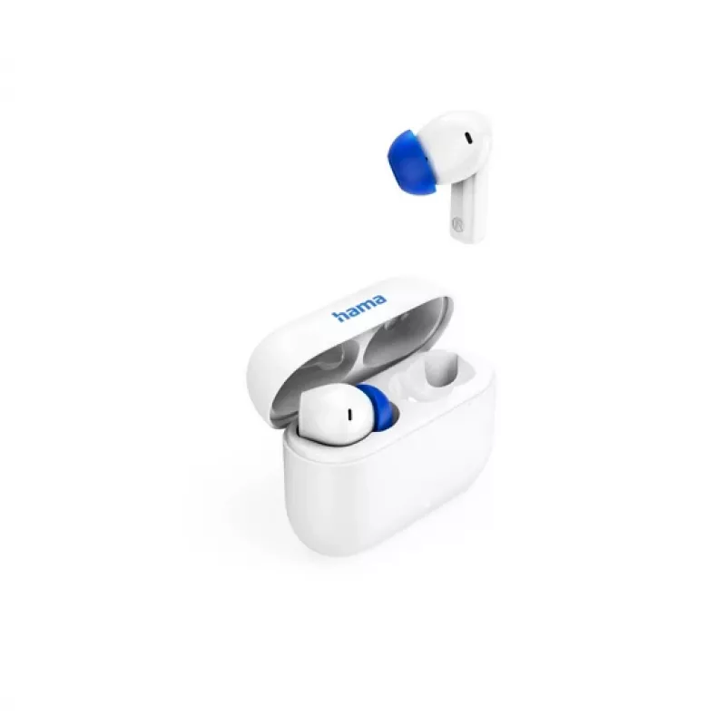 Hama Passion Clear II True Wireless In-Ear-Kopfhörer mit ANC, Weiß (00184179)
