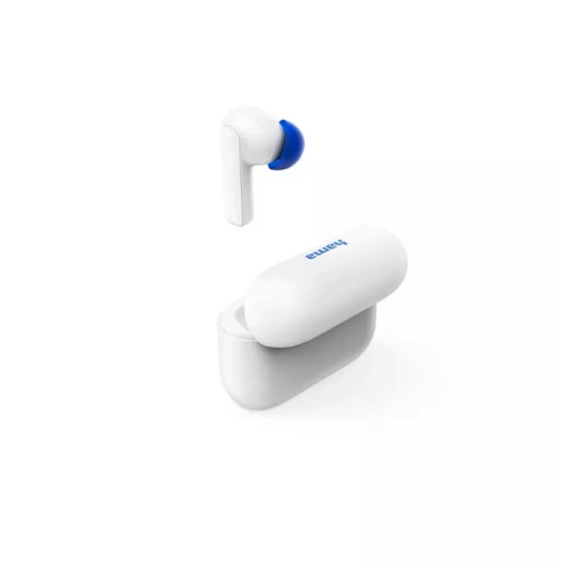 Hama Passion Clear II True Wireless In-Ear-Kopfhörer mit ANC, Weiß (00184179)