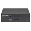 Manhattan 153546 KVM-Switch, 2-Port DisplayPort/USB 2.0, 4K@60Hz, Audio, 2 x 1,8 m Kabel