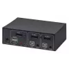 Manhattan 153546 KVM-Switch, 2-Port DisplayPort/USB 2.0, 4K@60Hz, Audio, 2 x 1,8 m Kabel