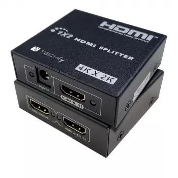 Video Splitter Techly IDATA HDMI-4K230 2x HDMI 3840x2160 Schwarz