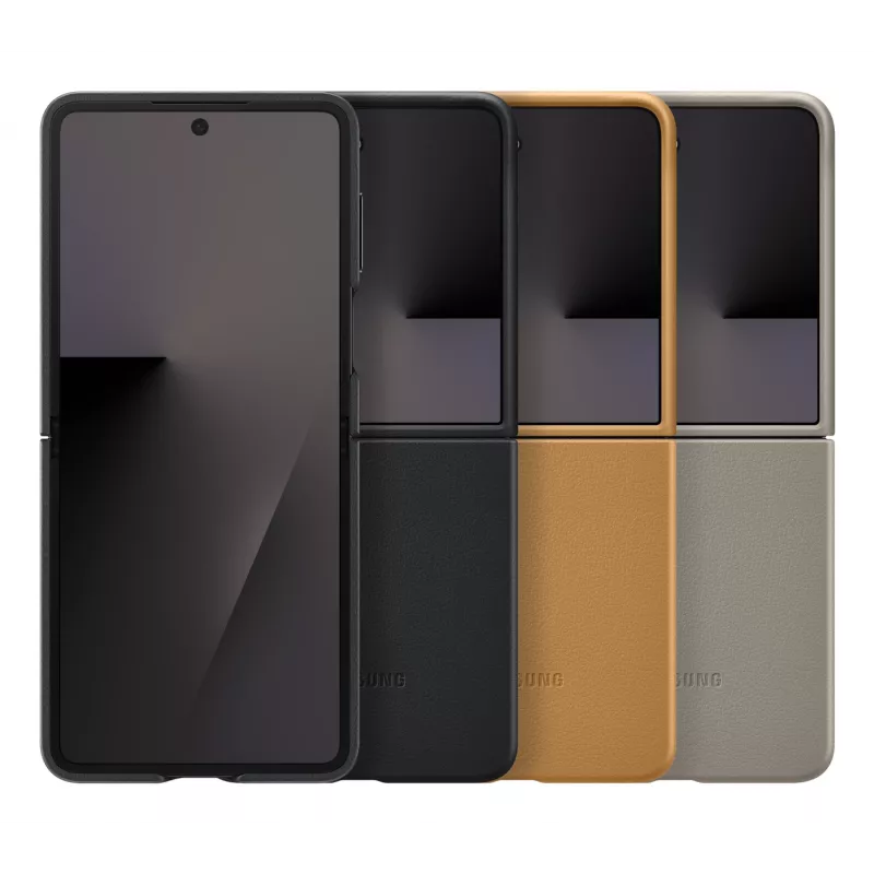 Schutzhülle für Samsung Galaxy Flip7 von Samsung, Modell EF-VF766PJEGWW, Taupe