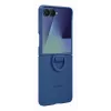 Samsung EF-PF766TNEGWW Silikon-Hülle mit Ring für Galaxy Z Flip7, Blau
