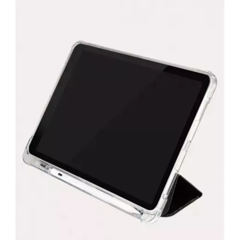 Tucano Satin IPD1022ST-BK Folio-Hülle für iPad 10,9 Zoll (27,7 cm, 10. Generation 2022), mit Apple-Pencil-Fach, Schwarz
