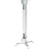 Techly ICA-PM 16 Projektor-Deckenhalterung, bis 20 kg, verstellbar 43–65 cm, neig- und schwenkbar, Silber