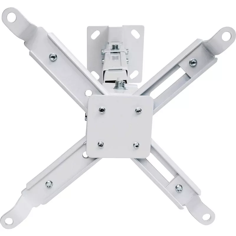 Techly ICA-PM 16 Projektor-Deckenhalterung, bis 20 kg, verstellbar 43–65 cm, neig- und schwenkbar, Silber
