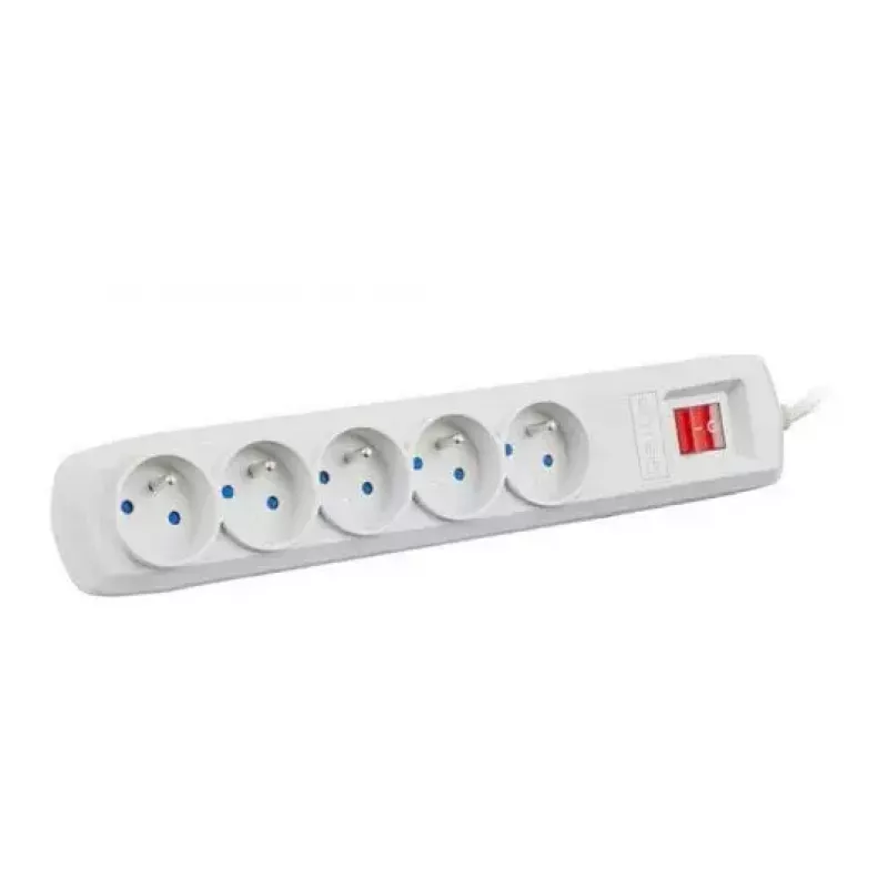 Steckdosenleiste ARMAC ARC 5 — 5 Steckdosen, 1,5 m Kabel, grau
