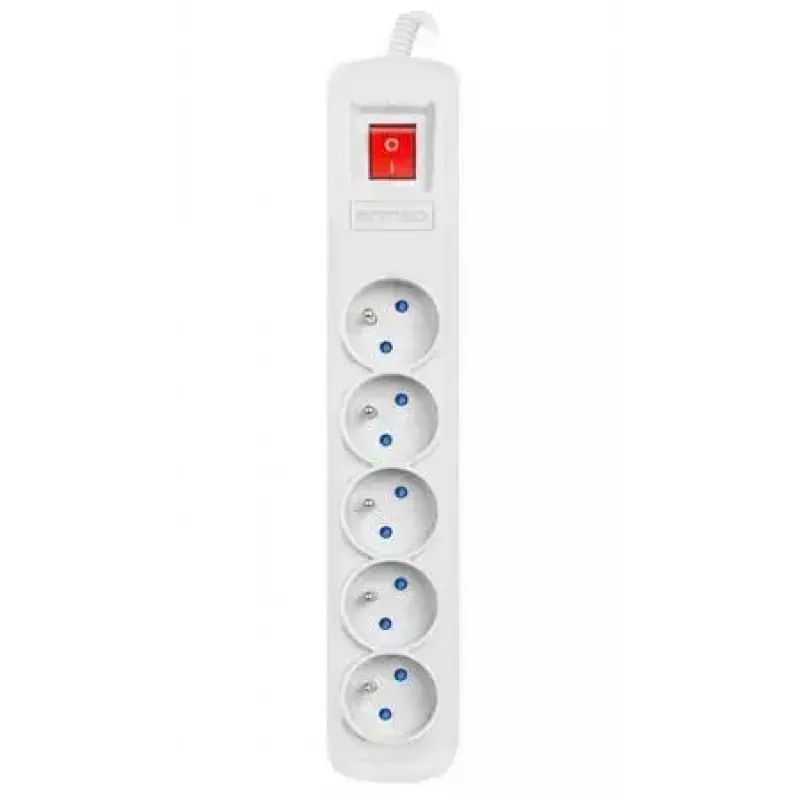 Steckdosenleiste ARMAC ARC 5 – 5 Steckdosen, 5 m Kabel, grau