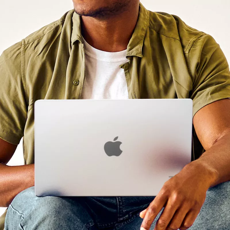 ZAGG Hardshell Hülle für MacBook Air 13 Zoll (M2/M3), transparent