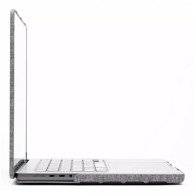 Hardshell Case Zagg für MacBook Pro 14 M3/M2/M1 — Smoke-Finish, aufsteckbare Schutzhülle