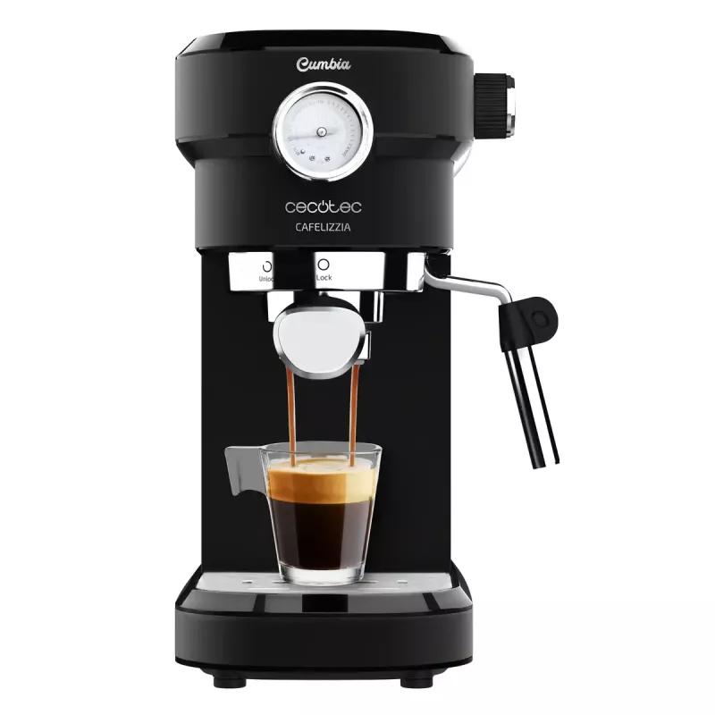 Cecotec Cafelizzia 790 Black Pro Espressomaschine, 1,2 l, 20 bar, Schwarz