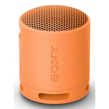 Sony SRS-XB100 - Tragbarer drahtloser Bluetooth-Lautsprecher, robust IP67 wasser- und staubdicht, 16 Stunden Akku, Eco, Outdoor und Reise in Orange