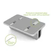 Techly ICA-TBL 010 vertikaler Aluminium-Laptopständer bis 17 Zoll, Breite einstellbar