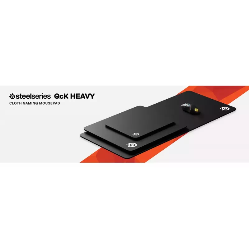 SteelSeries QcK Heavy Large Gaming-Mauspad, schwarz