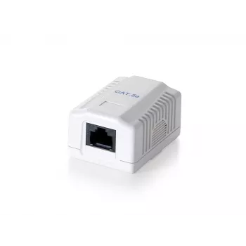 Equip 1-Port Cat.5e Unterputzdose, RJ-45, 5e, Weiß, 39 mm,…