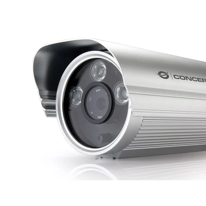 Conceptronic CIPCAM720ODWDR kabellose Cloud-IP-Kamera, Outdoor, Bullet, 720p HD, WDR, IP66, IR bis 50 m, 8 GB microSD