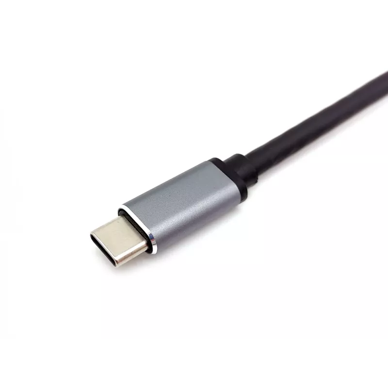 Equip 133482 USB-C 7-in-1 Multifunktionsadapter, USB 3.2 Gen 1, HDMI 4K 30 Hz, 3x USB 3.0, SD/microSD, USB-C PD 100 W, Aluminium
