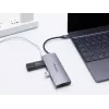 Equip 133482 USB-C 7-in-1 Multifunktionsadapter, USB 3.2 Gen 1, HDMI 4K 30 Hz, 3x USB 3.0, SD/microSD, USB-C PD 100 W, Aluminium