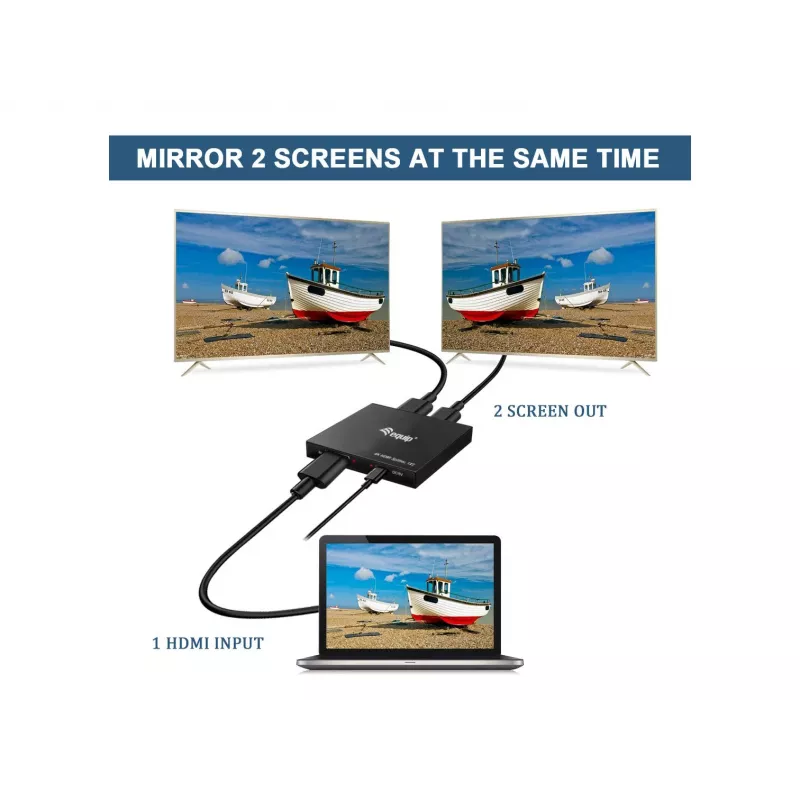Equip 332715 Video Splitter HDMI 2x HDMI