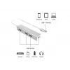 Equip 128958 USB-C auf 4-Port-USB-3.0-Hub, USB 3.2 Gen 1, USB Typ-A, 5 Gbit/s