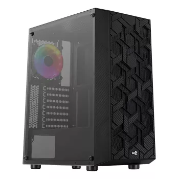 Aerocool Hive-G-BK-v3 Midi Tower Schwarz