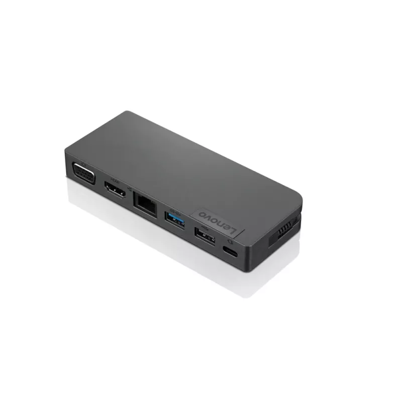 Lenovo 4X90S92381 Powered USB-C Travel Hub Dockingstation, VGA, HDMI, 13 W, Iron Grey