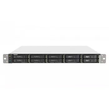 QNAP TS-h1090FU NAS Rack (1U) EPYC 7232P 64 GB DDR4 0 TB QuTS hero Black, Grau