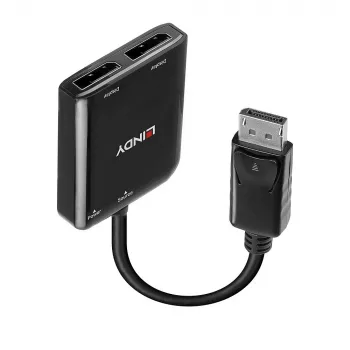 Lindy 38430 Interface-Hub DisplayPort 21600 Mbit/s Schwarz