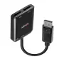 Lindy 38430 Interface-Hub DisplayPort 21600 Mbit/s Schwarz