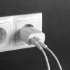 Lindy 73413 USB-A- und USB-C-Ladegerät, 20 W, Power Delivery, 100–240 V, weiß