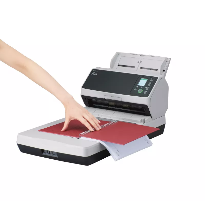 Ricoh fi-8270 ADF + Einzugsscanner 600 x 600 DPI A4 Schwarz, Grau