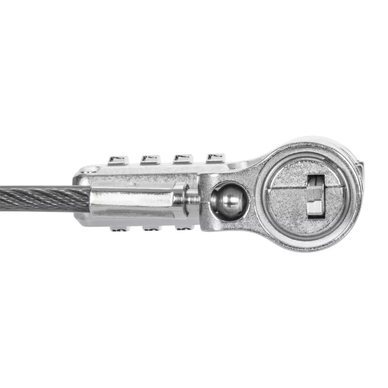 Kabelschloss Targus ASP96RGL Silber 2m Kombinationsschloss