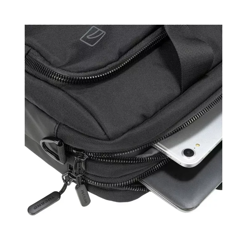 Tucano Player BPLA15D-BK Laptoptasche für 15,6-Zoll-Laptops (39,6 cm) / MacBook Pro 16, Schwarz
