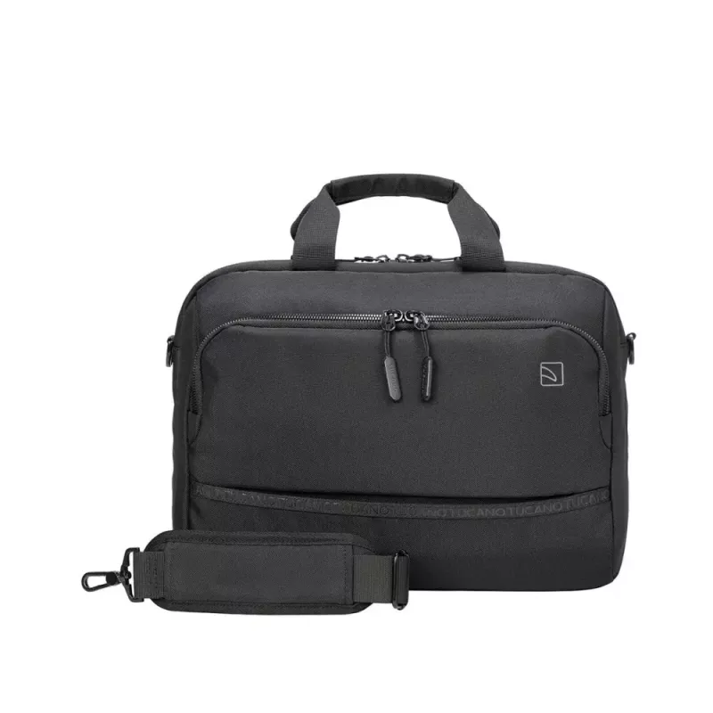 Tucano Player BPLA15D-BK Laptoptasche für 15,6-Zoll-Laptops (39,6 cm) / MacBook Pro 16, Schwarz